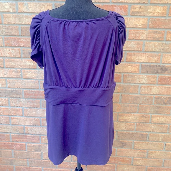 Attention Purple Blouse (L) - Picture 3 of 5